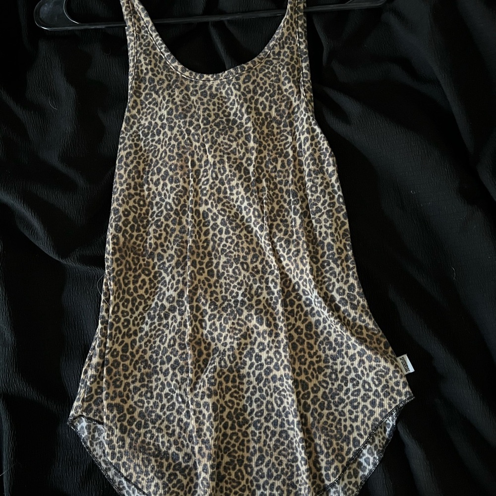 PINK leopard tank